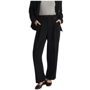 NWT Madewell Womens Plus Size High Rise Rosedale Straight Pants Black Size 20W